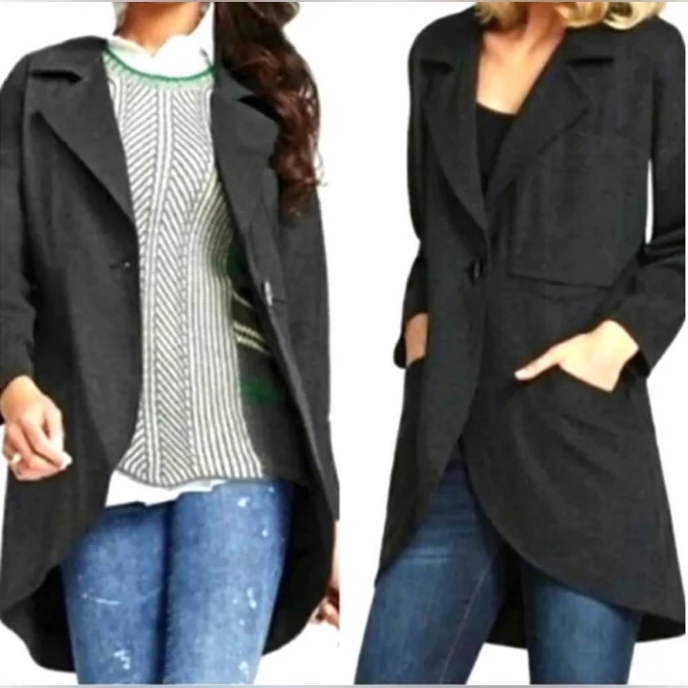 CAbi Ponte Knit Lisbon Topper Jacket Style #994-Size Medium